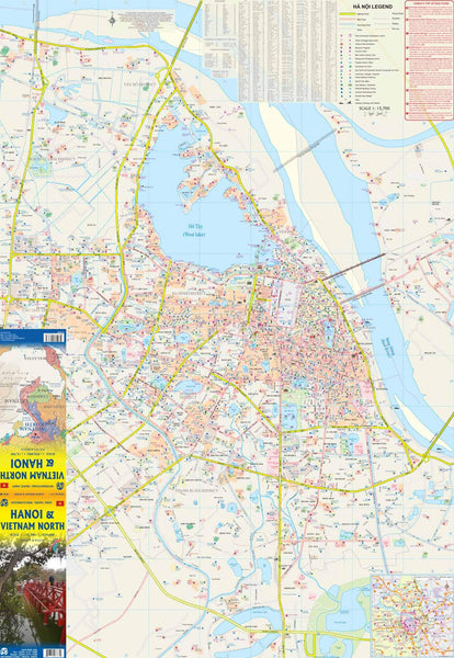 Hanoi & Vietnam North Travel Reference Map Waterproof - Wide World Maps & MORE!