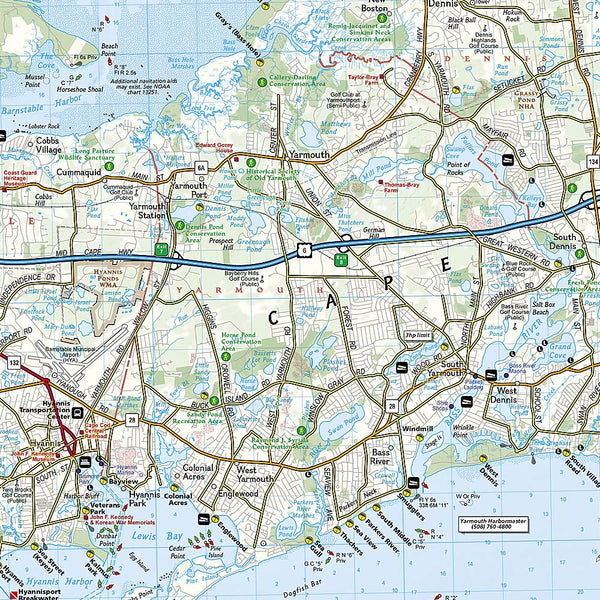 Cape Cod (National Geographic Trails Illustrated Map) | Wide World Maps ...