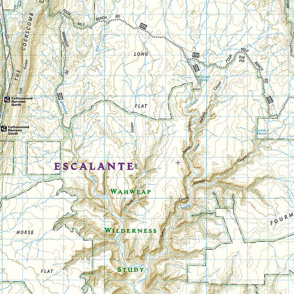 Grand Staircase, Paunsaugunt Plateau [Grand Staircase-Escalante National Monument] (National Geographic Trails Illustrated Map) - Wide World Maps & MORE!