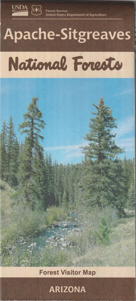 Apache-Sitgreaves National Forests Forest Visitor Map (Arizona) - Wide World Maps & MORE!