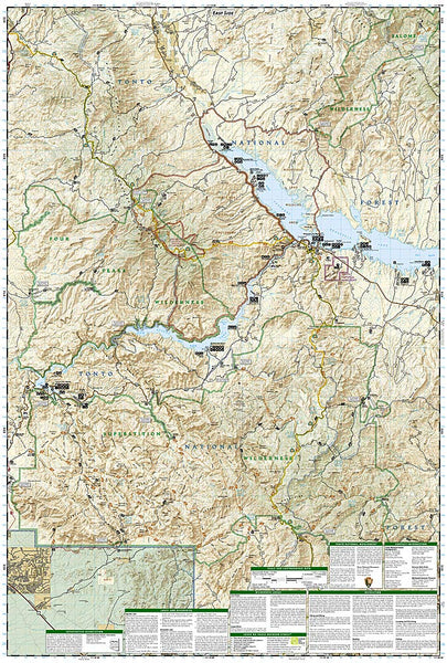 2019 Superstition and Four Peaks Wilderness Areas [Tonto National Forest] (National Geographic Trails Illustrated Map, 851) - Wide World Maps & MORE! - Map - National Geographic Maps - Wide World Maps & MORE!