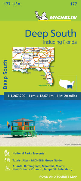 Michelin USA Deep South Including Florida Map 177 (Michelin Zoom USA Maps) [Map] Michelin - Wide World Maps & MORE!