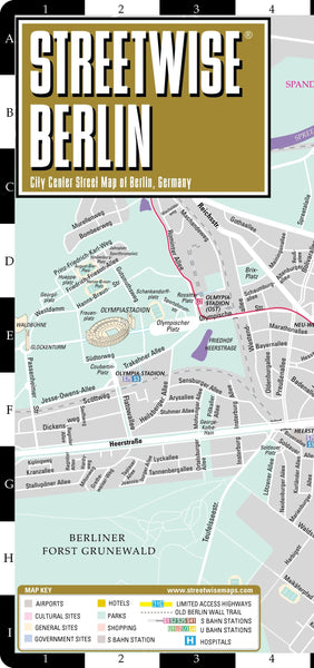 Streetwise Berlin Map - Laminated City Center Street Map of Berlin, Germany - Folding pocket size travel map with metro map including S-Bahn and U-Bahn - Wide World Maps & MORE! - Book - StreetWise - Wide World Maps & MORE!