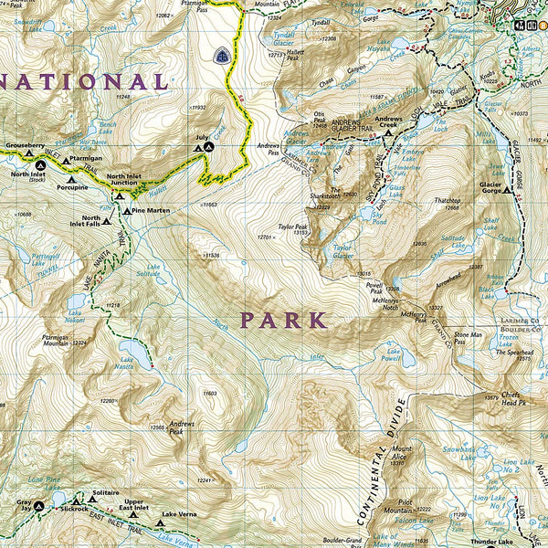 2019 Rocky Mountain National Park (National Geographic Trails Illustrated Map) - Wide World Maps & MORE!