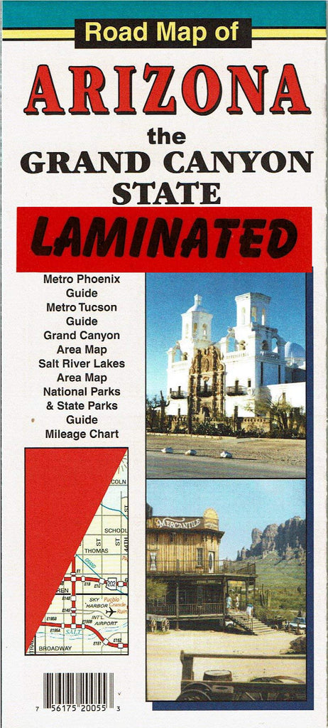 Road Map of Arizona the Grand Canyon State Laminated - Wide World Maps & MORE! - Map - North Star Mapping - Wide World Maps & MORE!