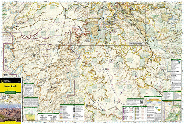 Moab South (National Geographic Trails Illustrated Map) - Wide World Maps & MORE! - Map - Trails Illustrated - Wide World Maps & MORE!