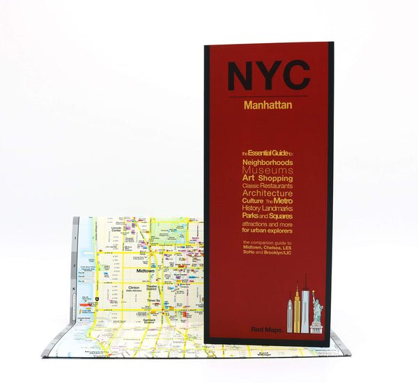 Red Maps NEW YORK CITY - MANHATTAN Street Map and City Guide - Wide World Maps & MORE! - Book - Wide World Maps & MORE! - Wide World Maps & MORE!