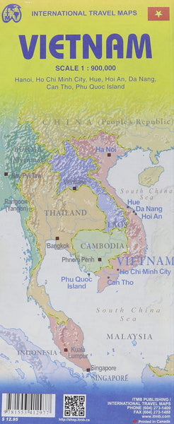 Vietnam 1:1,000,000 Travel Reference Map - Wide World Maps & MORE! - Map - ITMB Publishing, Ltd. - Wide World Maps & MORE!
