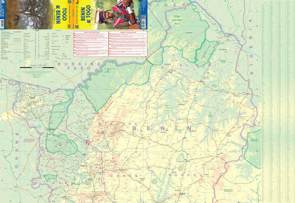 Togo / Benin 1:580,000 - Wide World Maps & MORE! - Map - ITMB Publishing, Ltd. - Wide World Maps & MORE!
