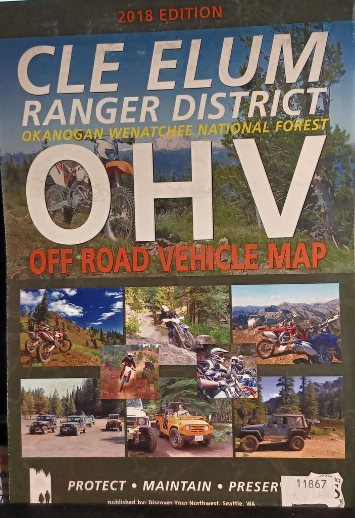 Cle Elum OHV Map [Map] Discover Northwest - Wide World Maps & MORE!