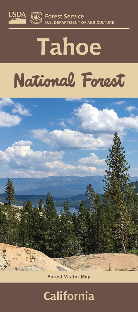 Tahoe National Forest, California, Forest Visitor Map - Wide World Maps & MORE!