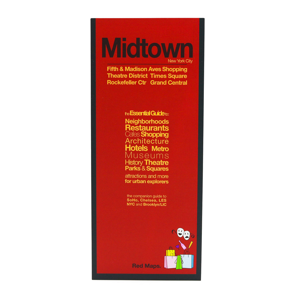 Red Maps MIDTOWN & TIMES SQUARE NYC Street Map and Shopping Guide [Map] Red Maps - Wide World Maps & MORE!