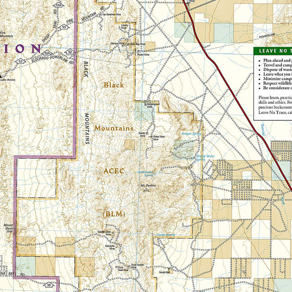 2020 Lake Mead National Recreation Area (National Geographic Trails Illustrated Map, 204) - Wide World Maps & MORE!