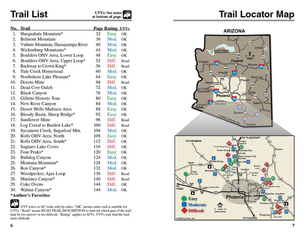 ATV Trails Guide Arizona: Phoenix Region - Wide World Maps & MORE!