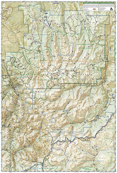 Telluride, Silverton, Ouray, Lake City (National Geographic Trails Illustrated Map 141) - Wide World Maps & MORE! - Map - National Geographic Maps - Wide World Maps & MORE!