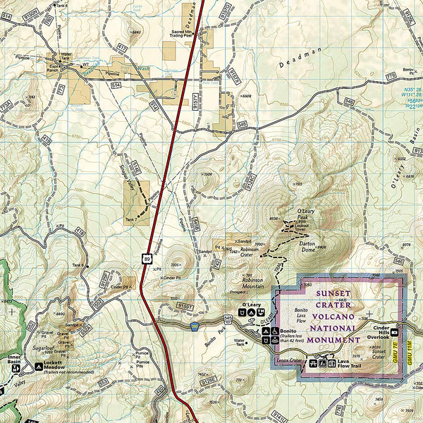 Flagstaff, Sedona [Coconino and Kaibab National Forests] (National Geographic Trails Illustrated Map) - Wide World Maps & MORE!