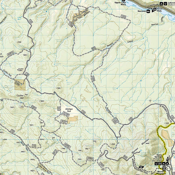 Flagstaff, Sedona [Coconino and Kaibab National Forests] (National Geographic Trails Illustrated Map) - Wide World Maps & MORE!