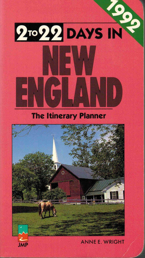 Two to Twenty-Two Days in New England Wright, Anne - Wide World Maps & MORE!