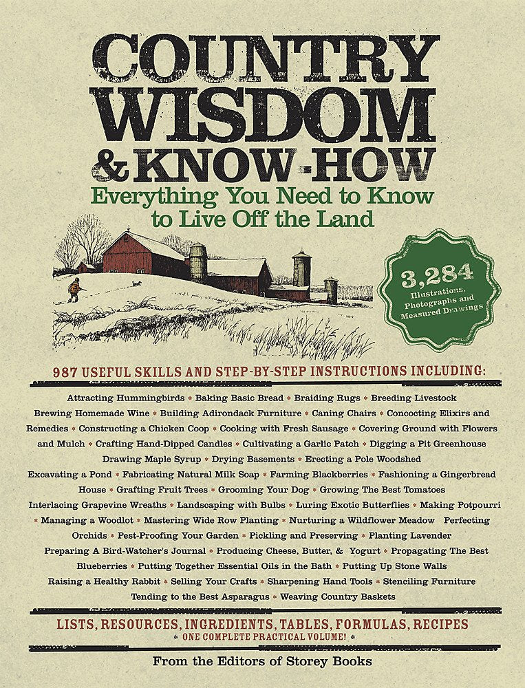 Country Wisdom & Know-How The Editors of Storey Publishing's Country Wisdom Bulletins - Wide World Maps & MORE!