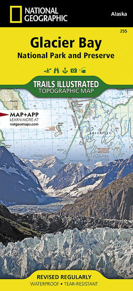 Glacier Bay National Park and Preserve (National Geographic Trails Illustrated Map, 255) - Wide World Maps & MORE!