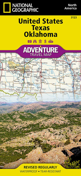 United States, Texas and Oklahoma Map (National Geographic Adventure Map, 3123) [Map] National Geographic Maps - Wide World Maps & MORE!