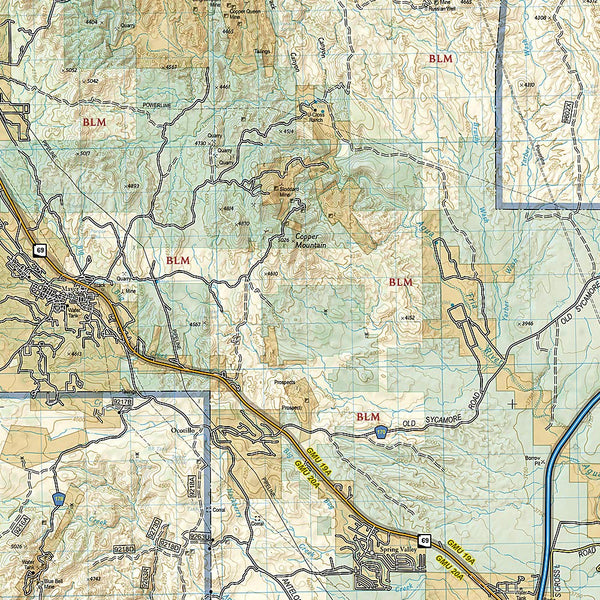 Bradshaw Mountains [Prescott National Forest] (National Geographic Trails Illustrated Map) - Wide World Maps & MORE! - Map - National Geographic Maps - Wide World Maps & MORE!
