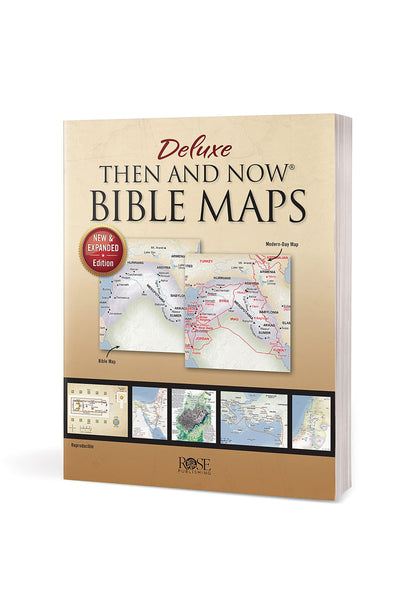 Deluxe Then and Now Bible Maps: New and Expanded Edition [Paperback] Rose Publishing - Wide World Maps & MORE!