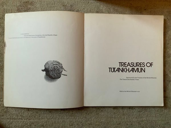 Treasures of Tutankhamun: [catalogue of an exhibition] held at the British Museum, 1972; British Museum - Wide World Maps & MORE!