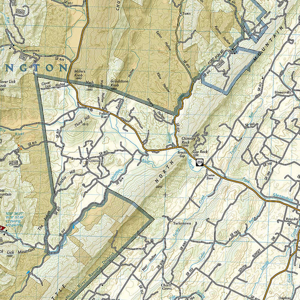 Massanutten and Great North Mountains [George Washington National Forest] (National Geographic Trails Illustrated Map (792)) - Wide World Maps & MORE! - Book - National Geographic Maps - Wide World Maps & MORE!