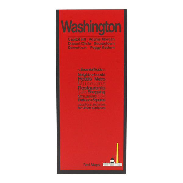 Red Maps WASHINGTON, DC Street Map and City Guide - Wide World Maps & MORE!