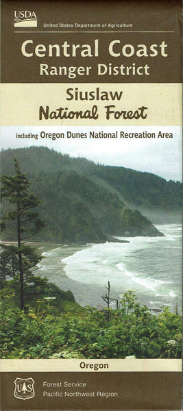 Central Coast Ranger District, Siuslaw National Forest, Oregon - Wide World Maps & MORE! - Map - United States Department of Agriculture - Wide World Maps & MORE!