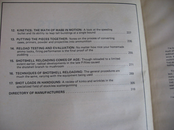 The ABC's of Reloading - Definitive Guide to Every Facet of Cartridge and Shotshell Handloading [Paperback] Dean Grennell and Bob Springer - Wide World Maps & MORE!