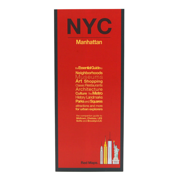 Red Maps NEW YORK CITY - MANHATTAN Street Map and City Guide - Wide World Maps & MORE! - Book - Wide World Maps & MORE! - Wide World Maps & MORE!