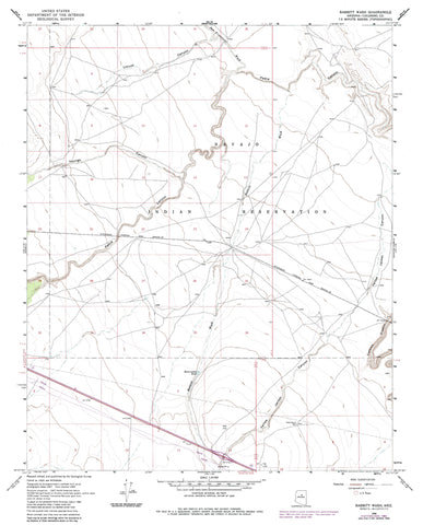 Babbitt Wash, Arizona (7.5'×7.5' Topographic Quadrangle) - Wide World Maps & MORE!