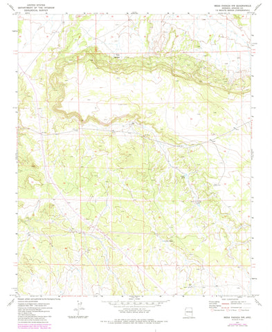 MESA PARADA NW, Arizona (7.5'×7.5' Topographic Quadrangle) - Wide World Maps & MORE! - Map - Wide World Maps & MORE! - Wide World Maps & MORE!