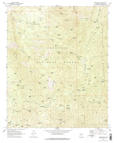 Minnehaha, AZ (7.5'×7.5' Topographic Quadrangle) - Wide World Maps & MORE! - Map - Wide World Maps & MORE! - Wide World Maps & MORE!