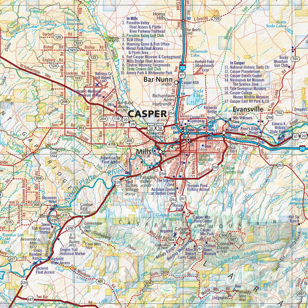 Wyoming Road & Recreation Atlas (The Cowboy State) - Wide World Maps & MORE!