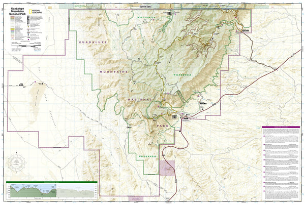 Guadalupe Mountains National Park Map (National Geographic Trails Illustrated Map, 203) [Map] National Geographic Maps - Wide World Maps & MORE!