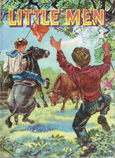 Little Men Hardcover Book 1955 with Illustrations by Jill Elgin (Little Men by Louisa May Alcott) [Hardcover] Louisa May Alcott - Wide World Maps & MORE!