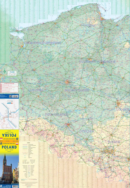 Poland Travel Reference Map 1:650,000 - Wide World Maps & MORE! - Map - ITMB Publishing, Ltd. - Wide World Maps & MORE!