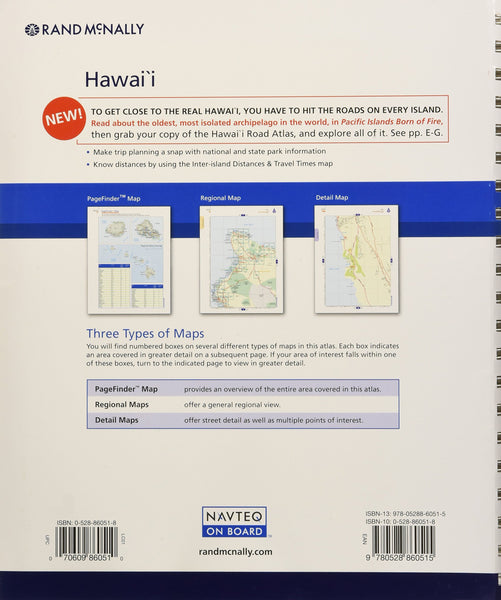 Rand McNally Hawai'i State Road Atlas (English and Hawaiian Edition) - Wide World Maps & MORE! - Book - Rand McNally - Wide World Maps & MORE!