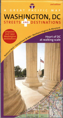 Washington DC Map (Washington, DC Streets & Destinations), 2nd Edition - Wide World Maps & MORE!