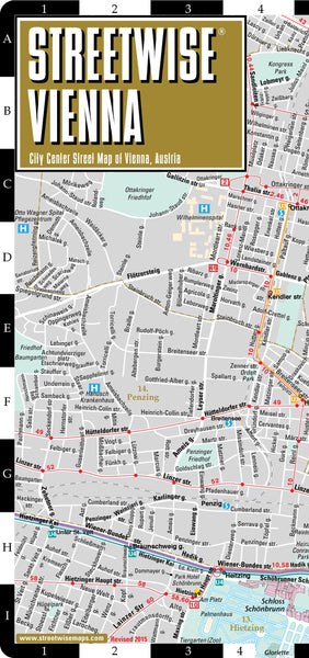 Streetwise Vienna Map - Laminated City Center Street Map of Vienna, Austria - Wide World Maps & MORE! - Book - Brand: Streetwise Maps - Wide World Maps & MORE!