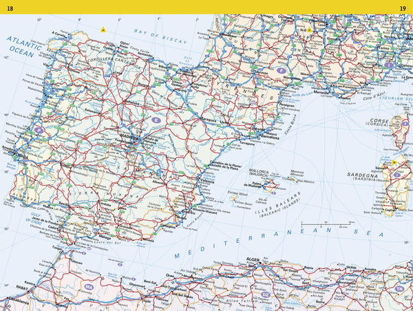 Collins Europe Handy Road Atlas - Wide World Maps & MORE! - Book - Wide World Maps & MORE! - Wide World Maps & MORE!