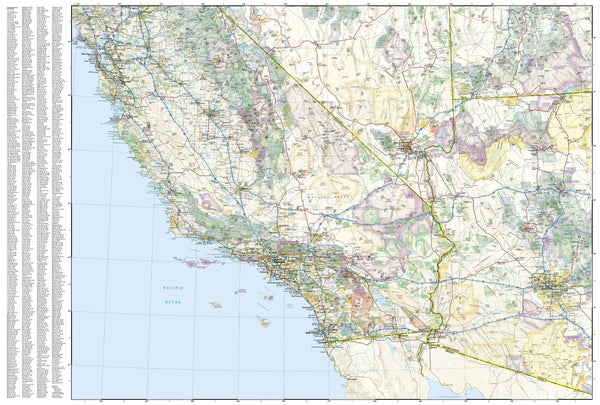 United States, California and Nevada Map (National Geographic Adventure Map, 3119) [Map] National Geographic Maps - Wide World Maps & MORE!