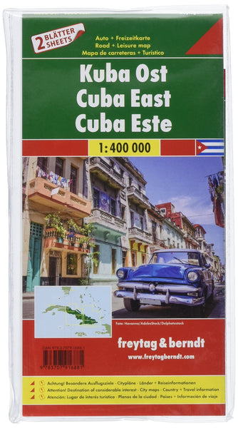 Cuba Map Pack, East + West (English, Spanish, French, Italian and German Edition) - Wide World Maps & MORE! - Book - Wide World Maps & MORE! - Wide World Maps & MORE!