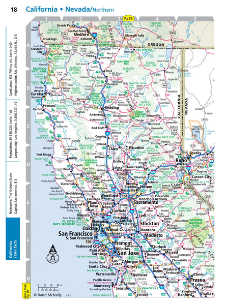 Rand McNally 2023 EasyFinder Midsize Road Atlas (Rand McNally Road Atlas Midsize Easy Finder) [Spiral-bound] Rand McNally - Wide World Maps & MORE!