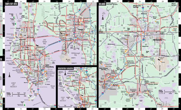 Streetwise Florida Map - Laminated State Road Map of Florida - Wide World Maps & MORE! - Book - StreetWise - Wide World Maps & MORE!