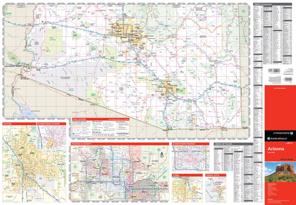 Easy To Read! Arizona State Map - Wide World Maps & MORE!