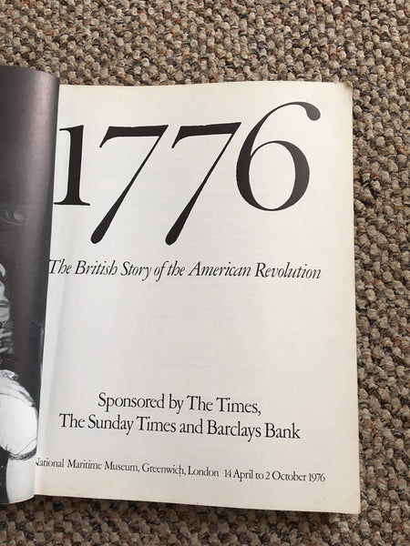 1776: The British story of the American Revolution : [catalogue of an exhibition] sponsored by The Times, The Sunday Times and Barclays Bank [held at ... October 1976 by Kenneth Pearson (1976-01-01) - Wide World Maps & MORE! - Book - Brand: Times Books for the Exhibition - Wide World Maps & MORE!